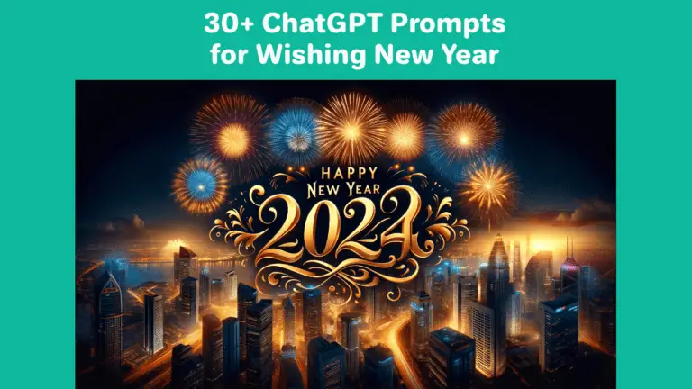 30+ ChatGPT Prompts for Wishing New Year to beloved one