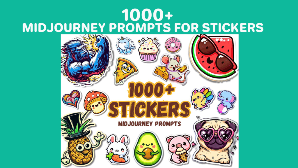 midjourney prompts for stickers