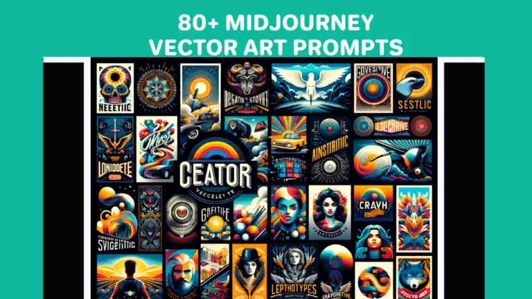 80+ Best midjourney vector art Prompts