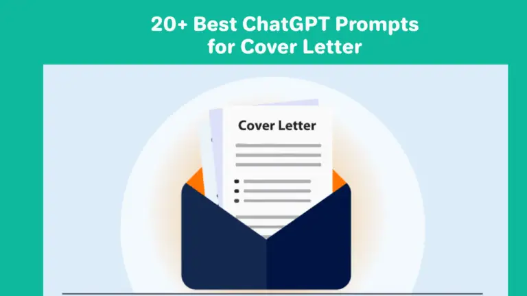 18+ Best ChatGPT Prompts for Cover Letter