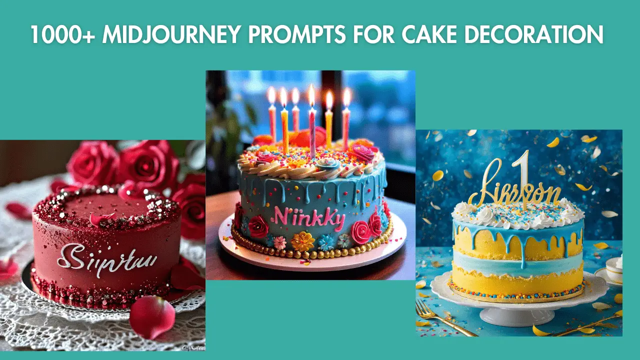 Download 1000+ Best MidJourney Prompts for Cake Decoration
