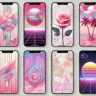Creative DALL-E 3 Prompts for Stylish Pink Phone Wallpapers